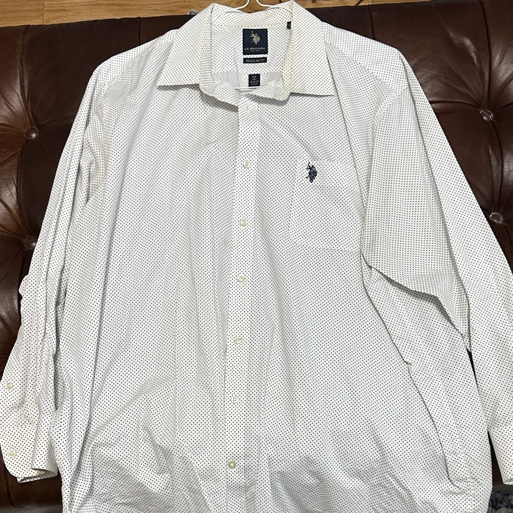 U.S. Polo Assn. White Button Down Shirt
